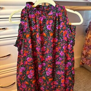 SSYS skirt set, elastic waist, sleeveless top M